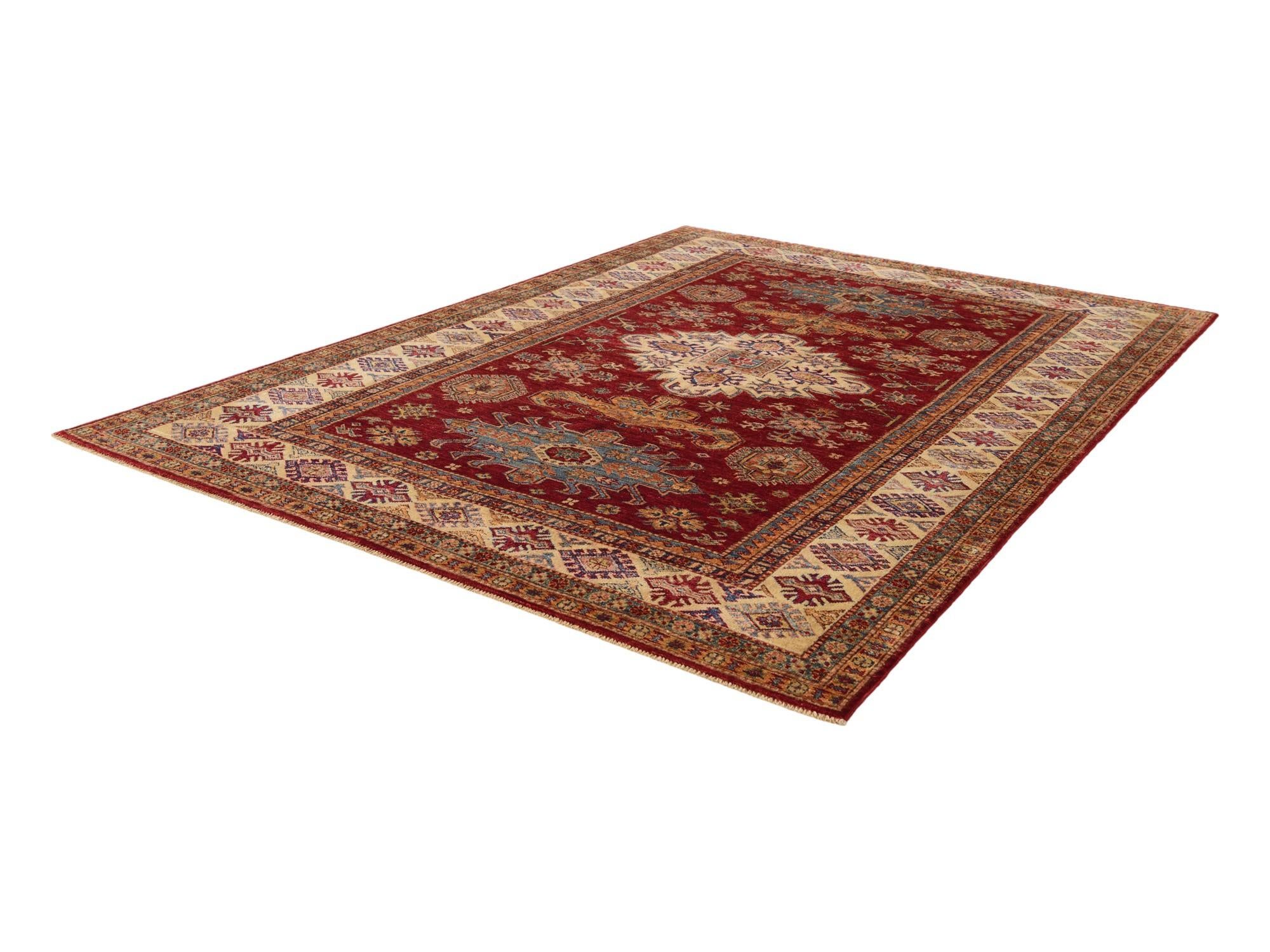 5' 10 x 8' Hand Knotted Kazak Rug