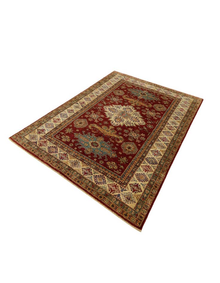 Detail image of 5' 10 x 8' Hand Knotted Kazak Rug