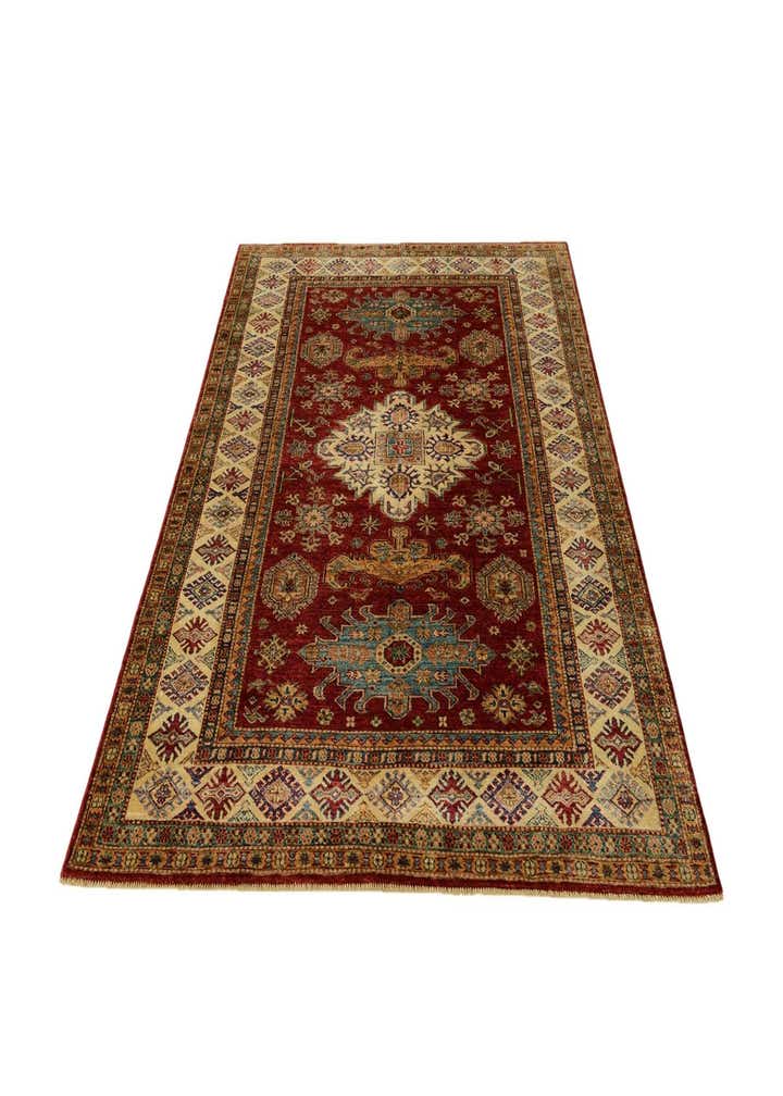 5' 10 x 8' Hand Knotted Kazak Rug