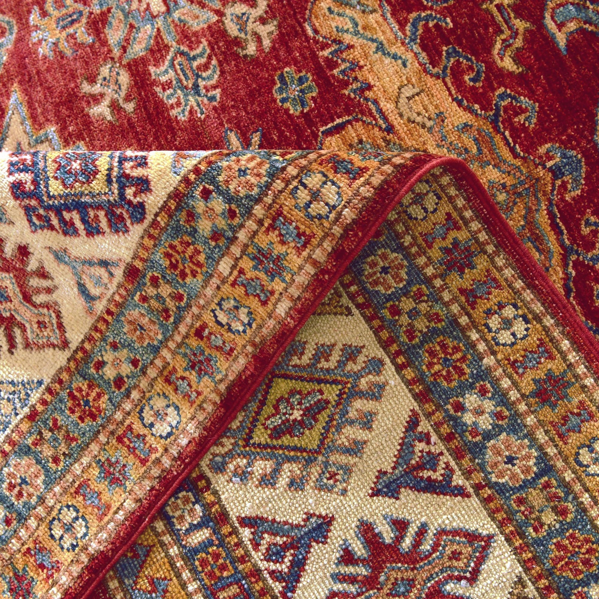 5' 10 x 8' Hand Knotted Kazak Rug
