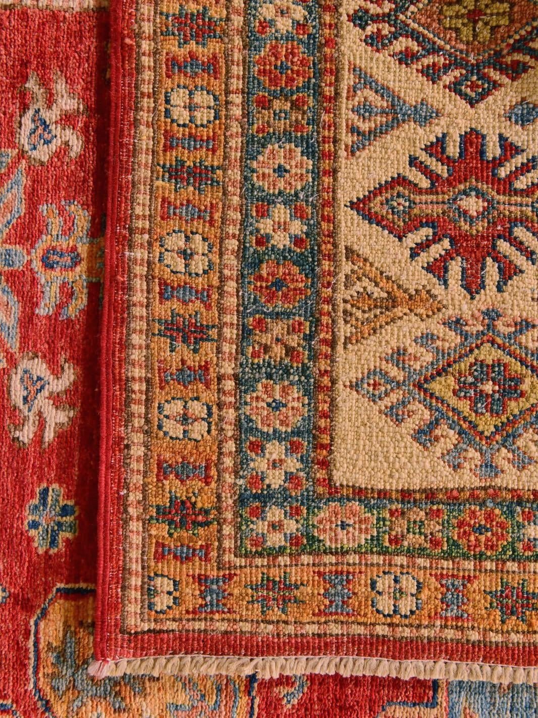 180cm x 245cm Hand Knotted Kazak Rug