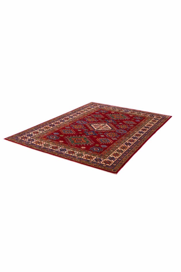 Detail image of 4' 10 x 6' 8 Hand Knotted Kazak Rug
