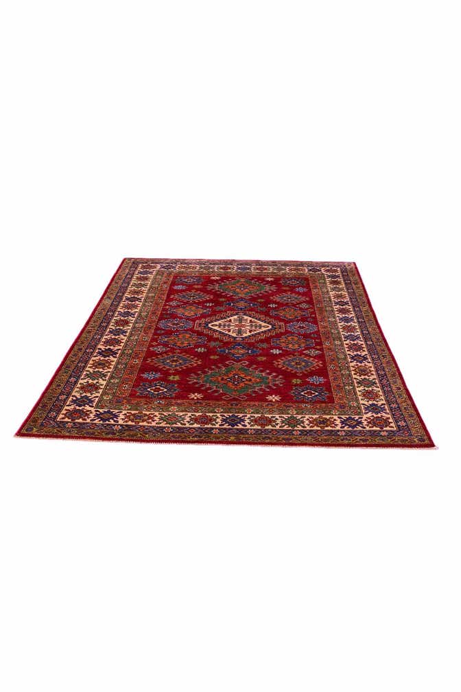 4' 10 x 6' 8 Hand Knotted Kazak Rug