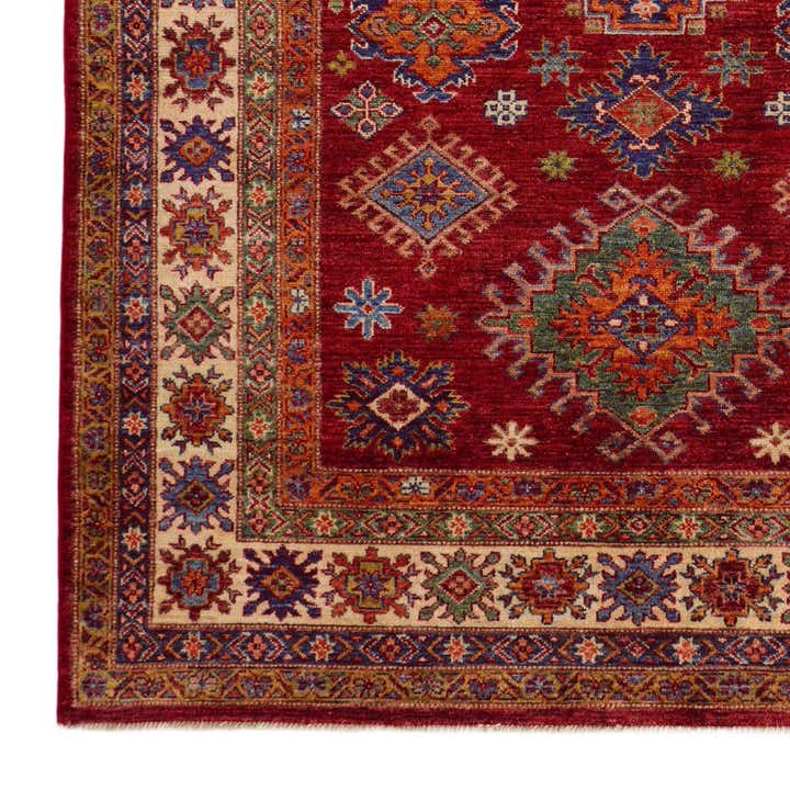 4' 10 x 6' 8 Hand Knotted Kazak Rug