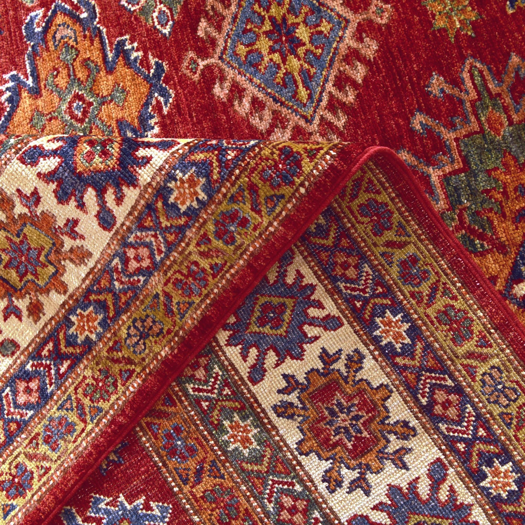 4' 10 x 6' 8 Hand Knotted Kazak Rug