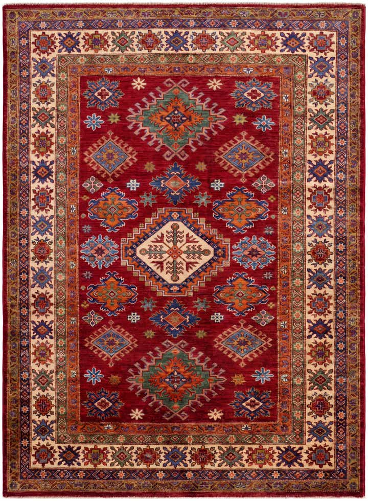 4' 10 x 6' 8 Hand Knotted Kazak Rug