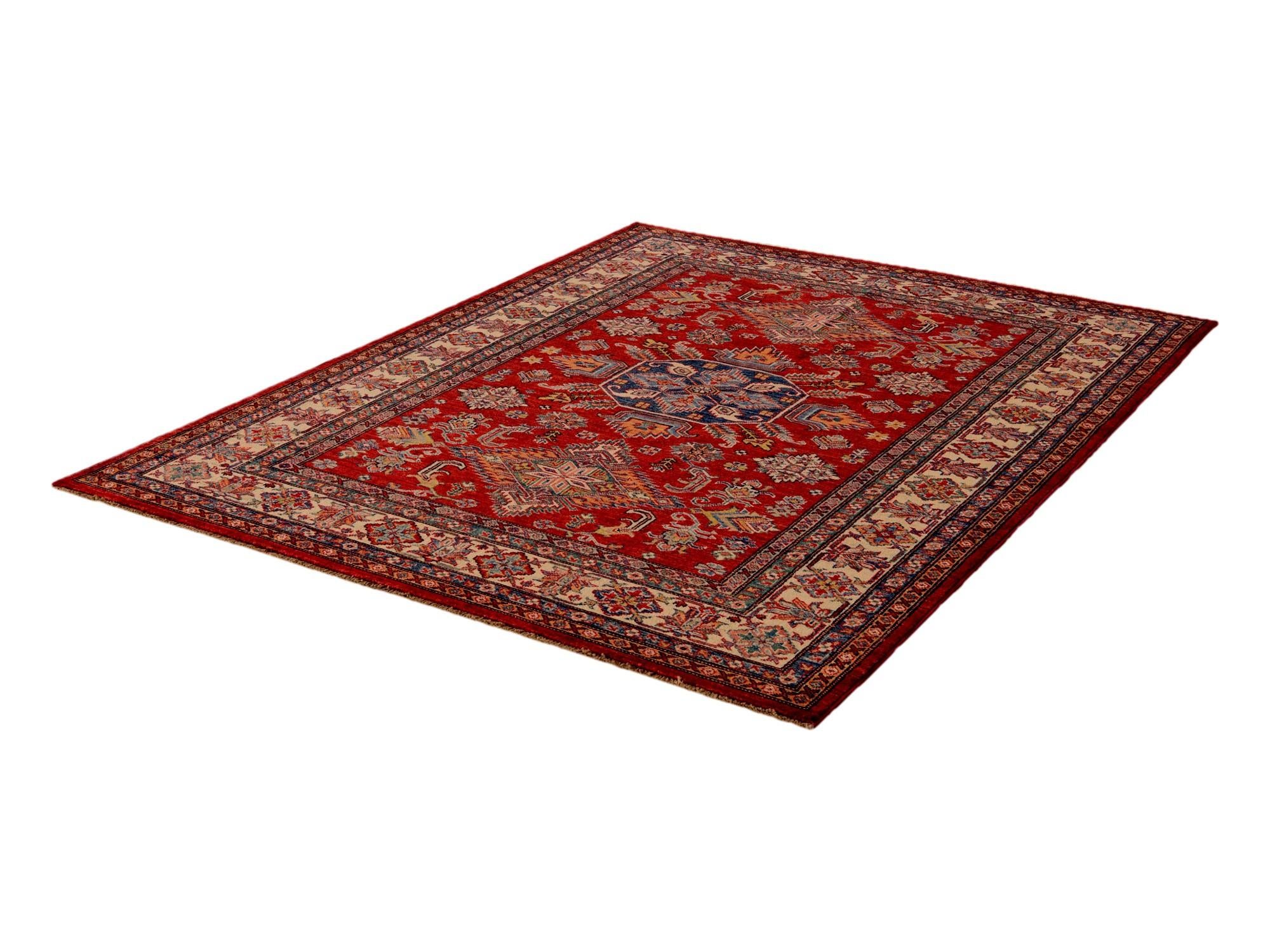 5' x 6' 8 Hand Knotted Kazak Rug