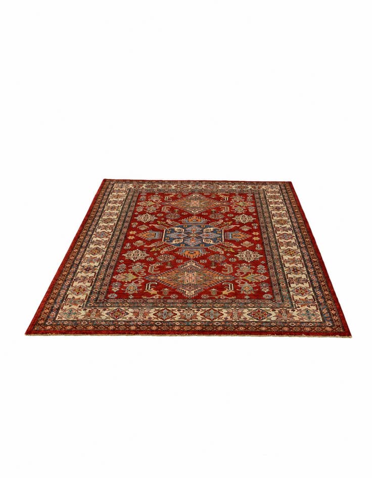 Detail image of 5' x 6' 8 Hand Knotted Kazak Rug