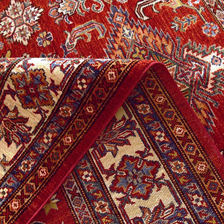 Detail image of 5' x 6' 8 Hand Knotted Kazak Rug