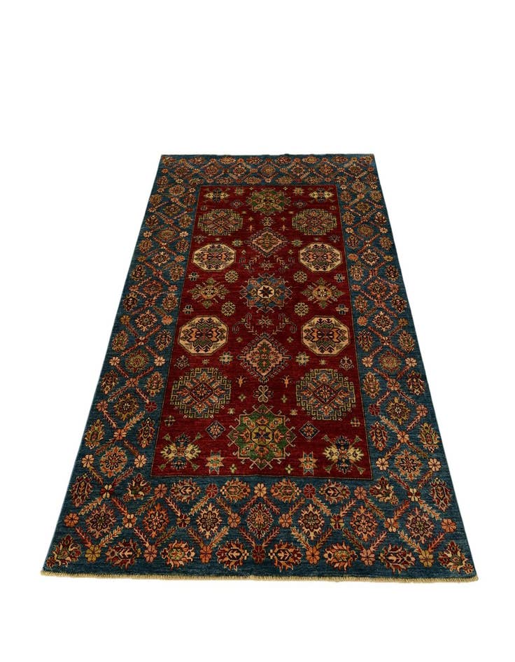 Detail image of 5' 10 x 8' 1 Hand Knotted Kazak Rug