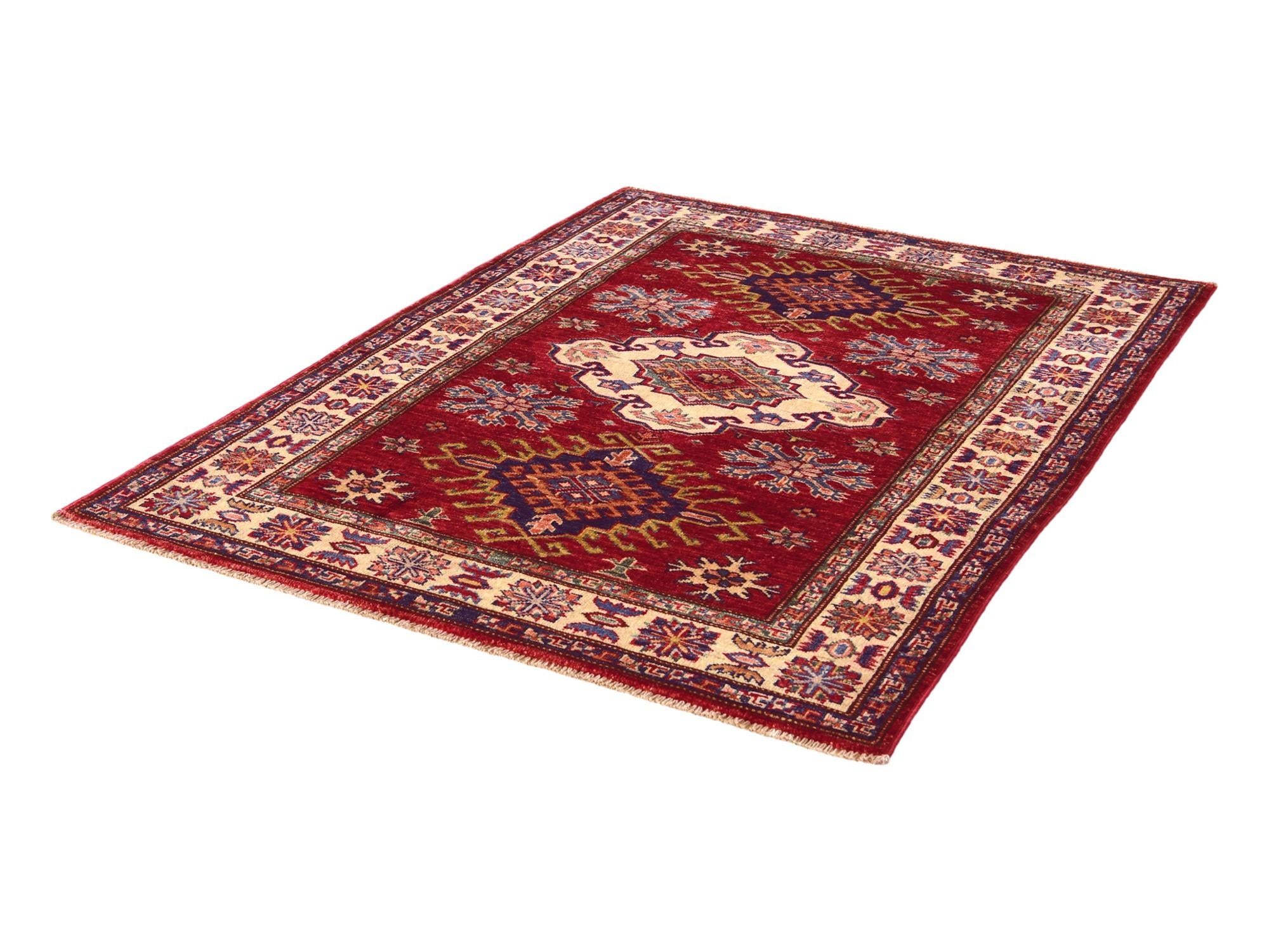 3' 5 x 4' 8 Hand Knotted Kazak Rug