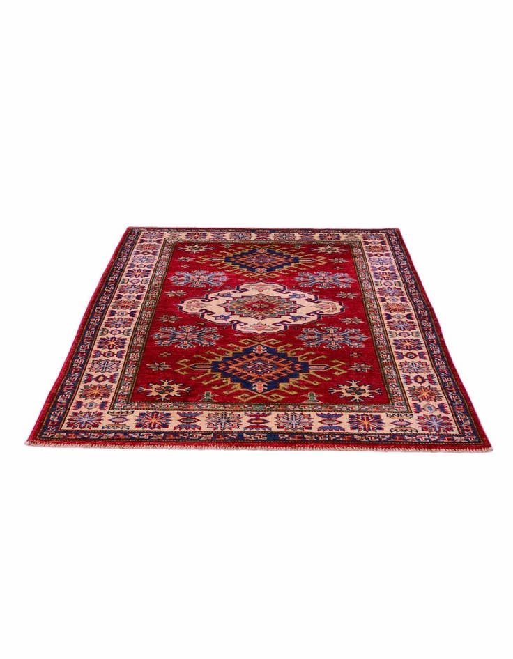 Detail image of 3' 5 x 4' 8 Hand Knotted Kazak Rug