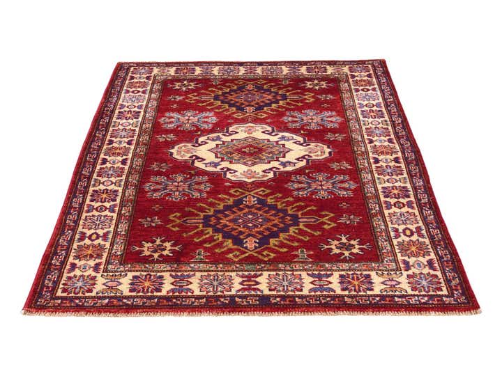 3' 5 x 4' 8 Hand Knotted Kazak Rug