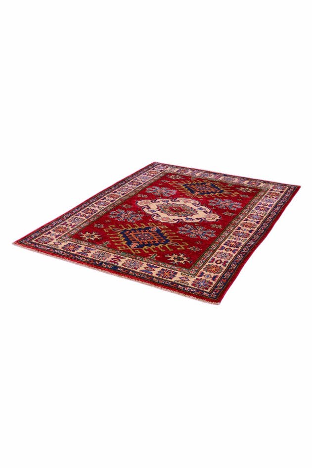 Detail image of 3' 5 x 4' 8 Hand Knotted Kazak Rug