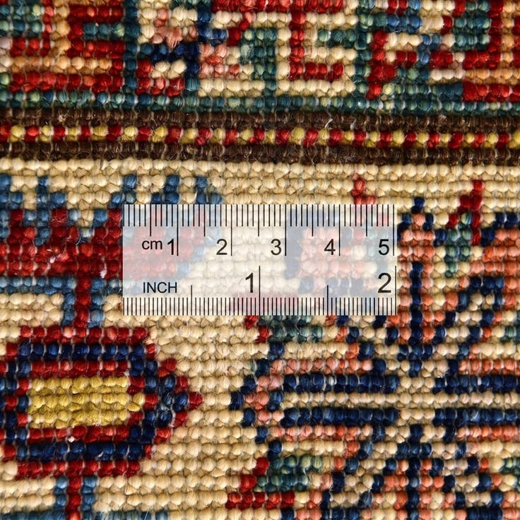 Detail image of 3' 5 x 4' 8 Hand Knotted Kazak Rug