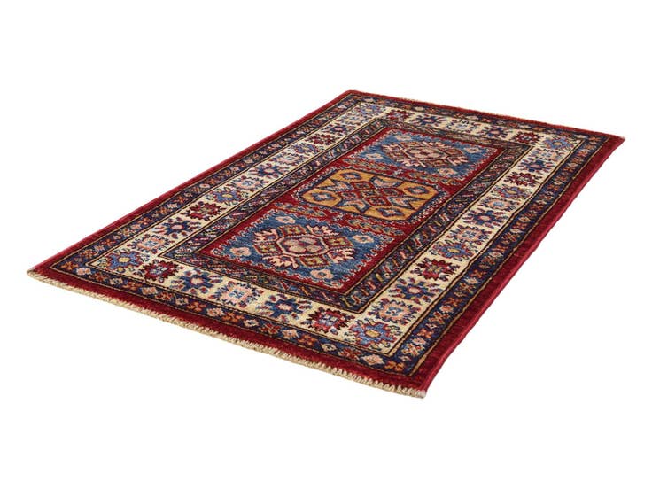 Detail image of 1' 11 x 3' 1 Hand Knotted Kazak Rug