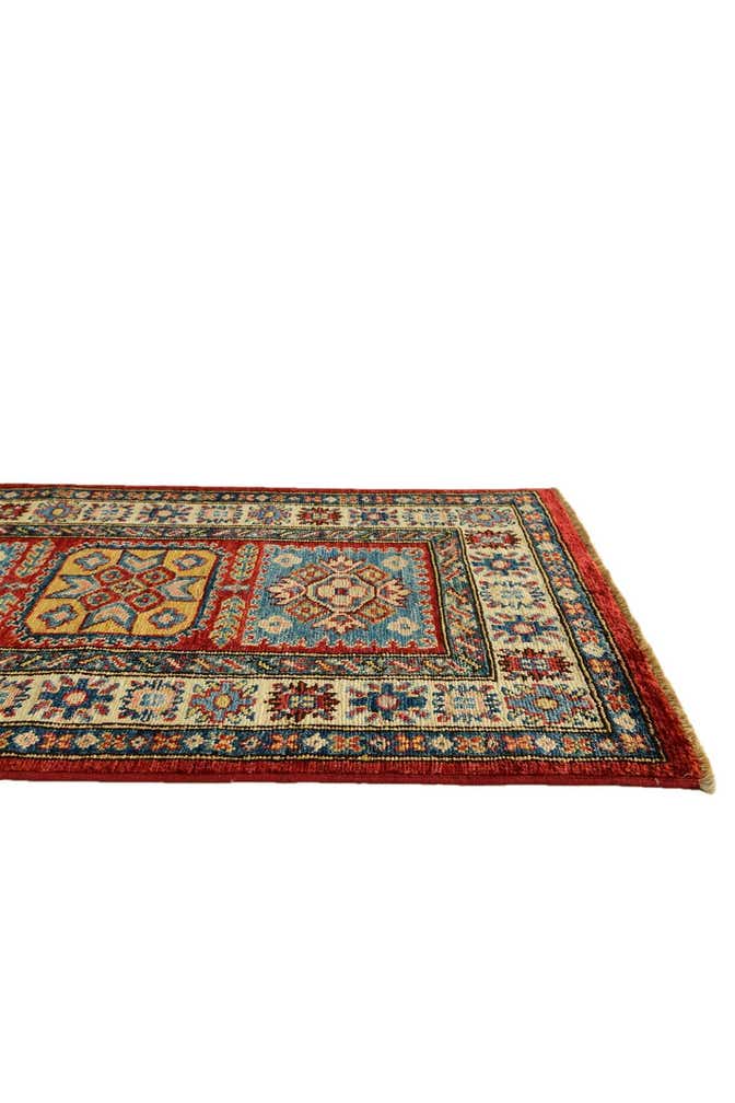 1' 11 x 3' 1 Hand Knotted Kazak Rug