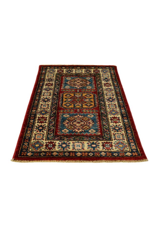 Detail image of 1' 11 x 3' 1 Hand Knotted Kazak Rug