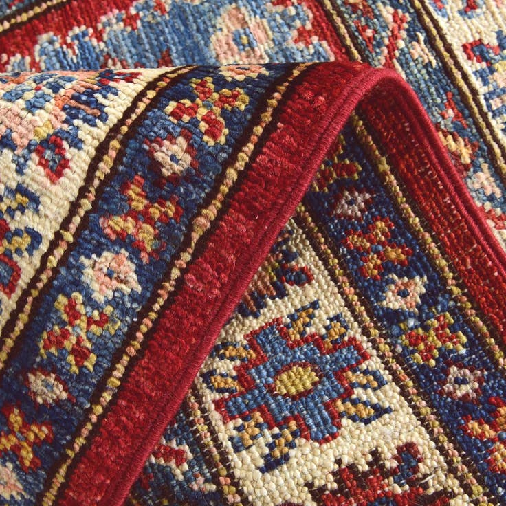 Detail image of 1' 11 x 3' 1 Hand Knotted Kazak Rug