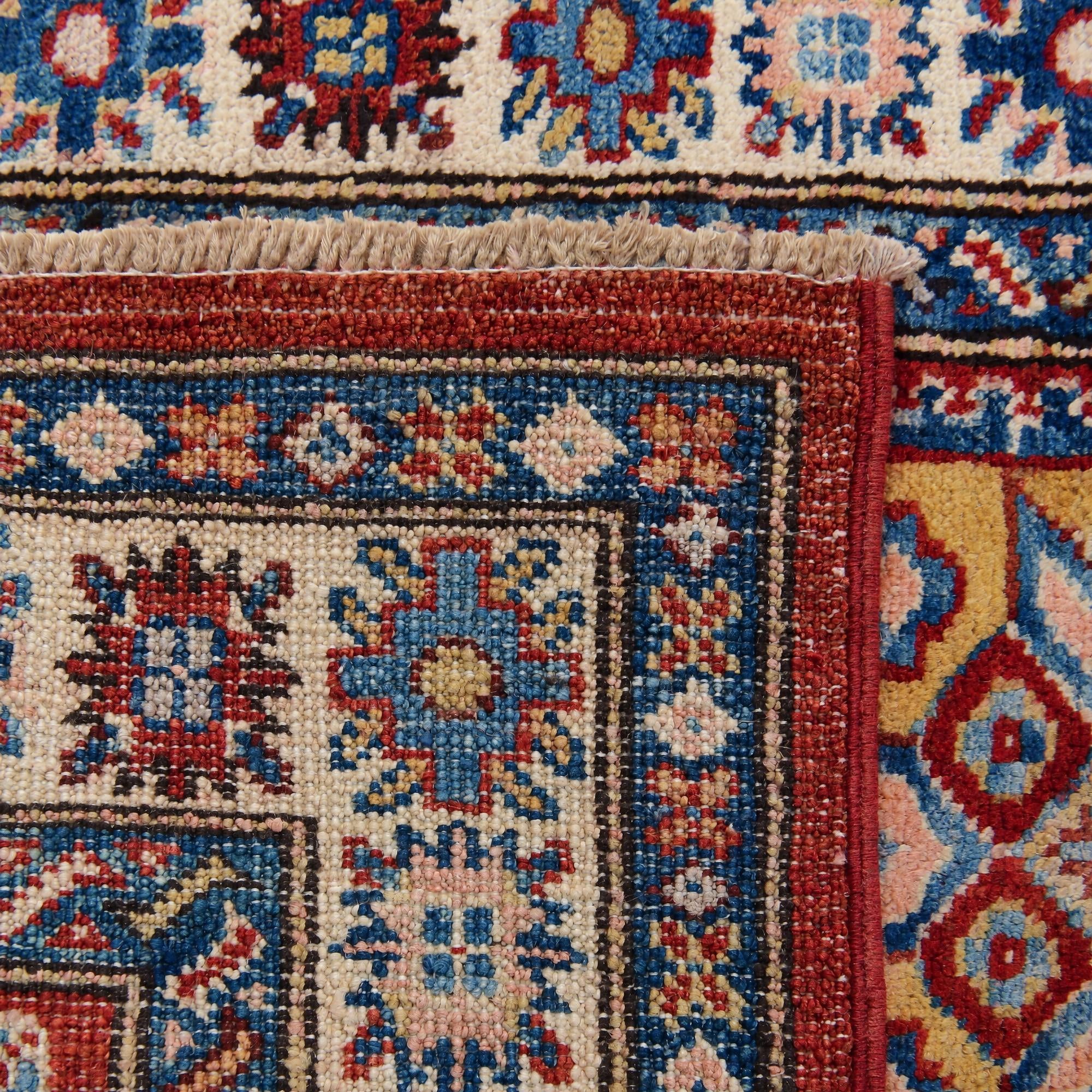 60cm x 95cm Hand Knotted Kazak Rug