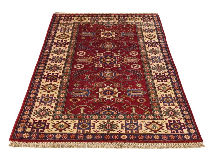 Detail image of 3' 3 x 5' 5 Hand Knotted Kazak Rug