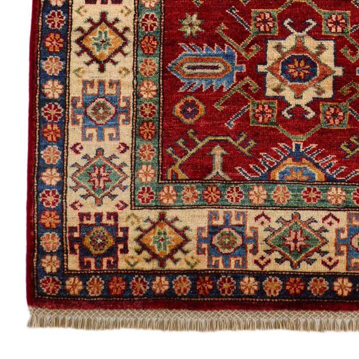 3' 3 x 5' 5 Hand Knotted Kazak Rug