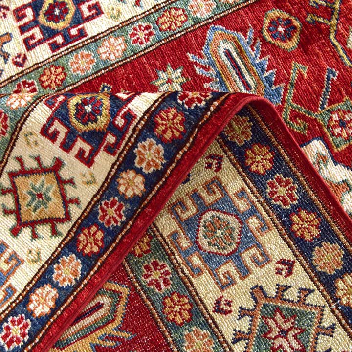 3' 3 x 5' 5 Hand Knotted Kazak Rug