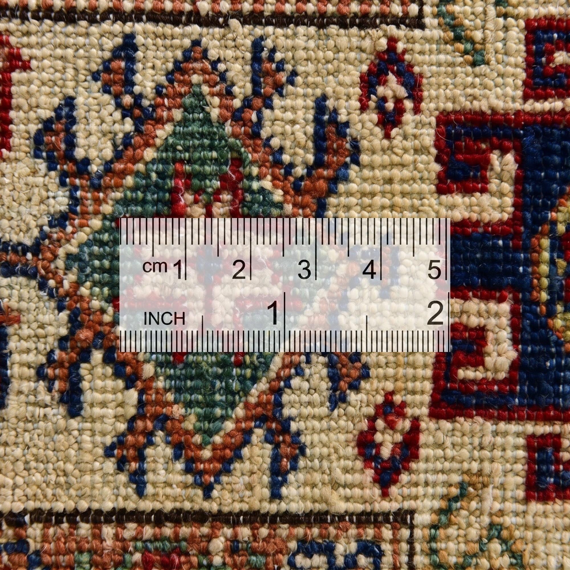 3' 3 x 5' 5 Hand Knotted Kazak Rug