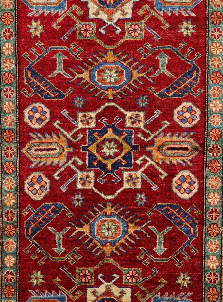 3' 3 x 5' 5 Hand Knotted Kazak Rug