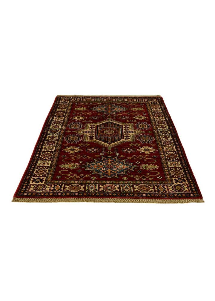 3' 4 x 5' 1 Hand Knotted Kazak Rug