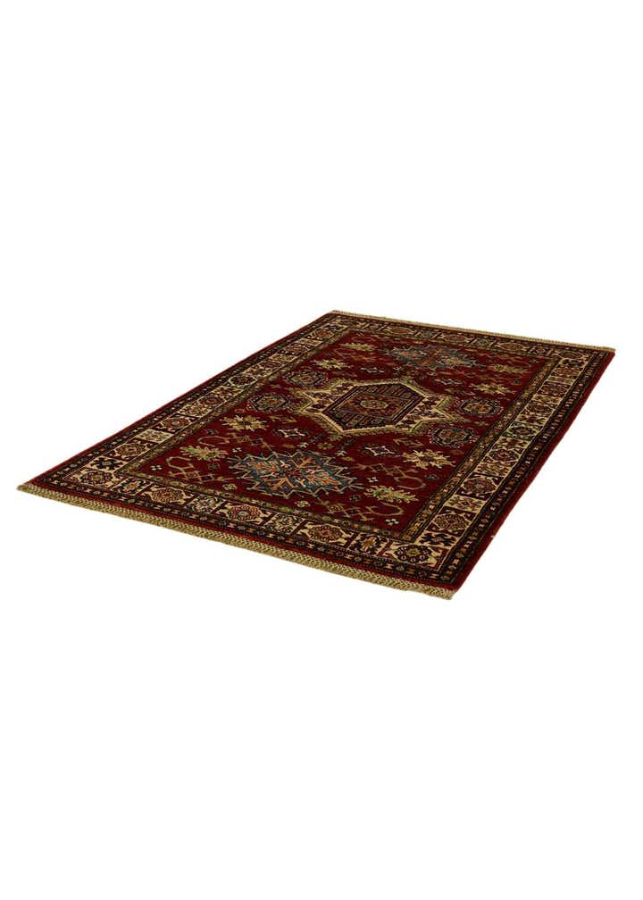 3' 4 x 5' 1 Hand Knotted Kazak Rug