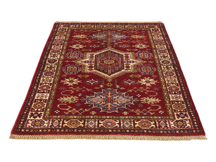 3' 4 x 5' 1 Hand Knotted Kazak Rug