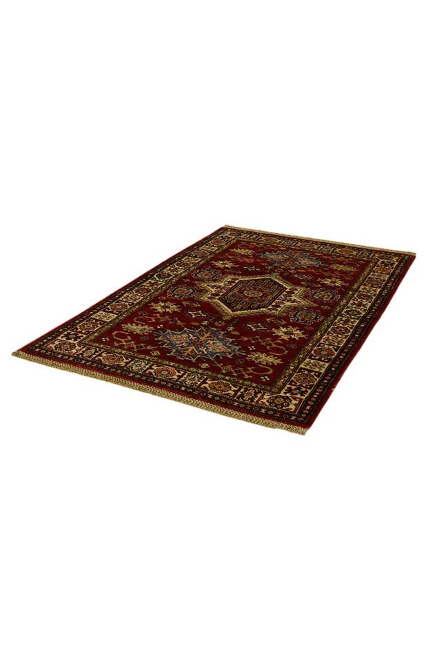 Detail image of 3' 4 x 5' 1 Hand Knotted Kazak Rug