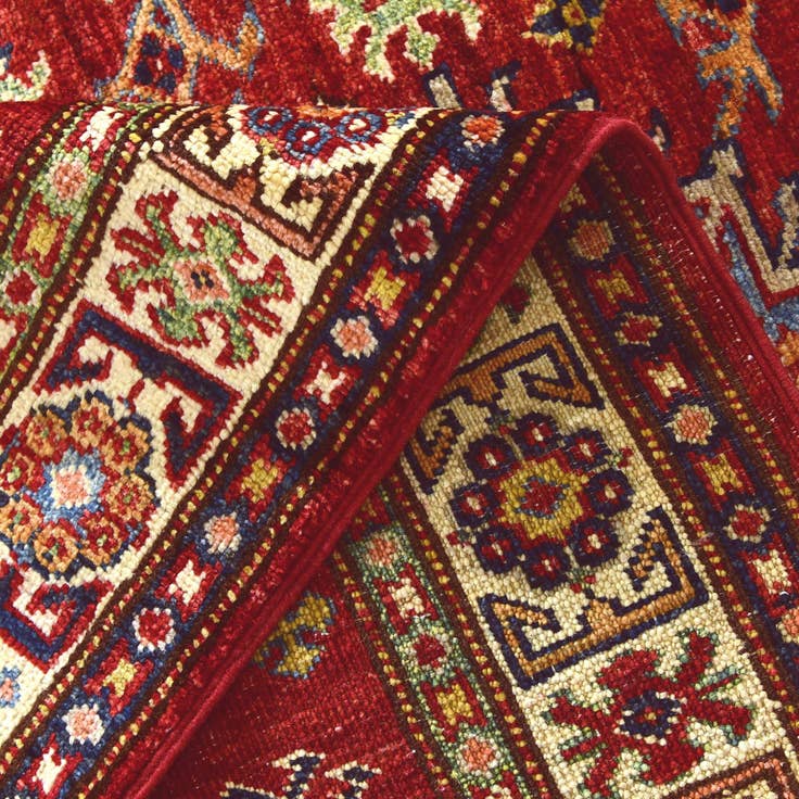 Detail image of 3' 4 x 5' 1 Hand Knotted Kazak Rug