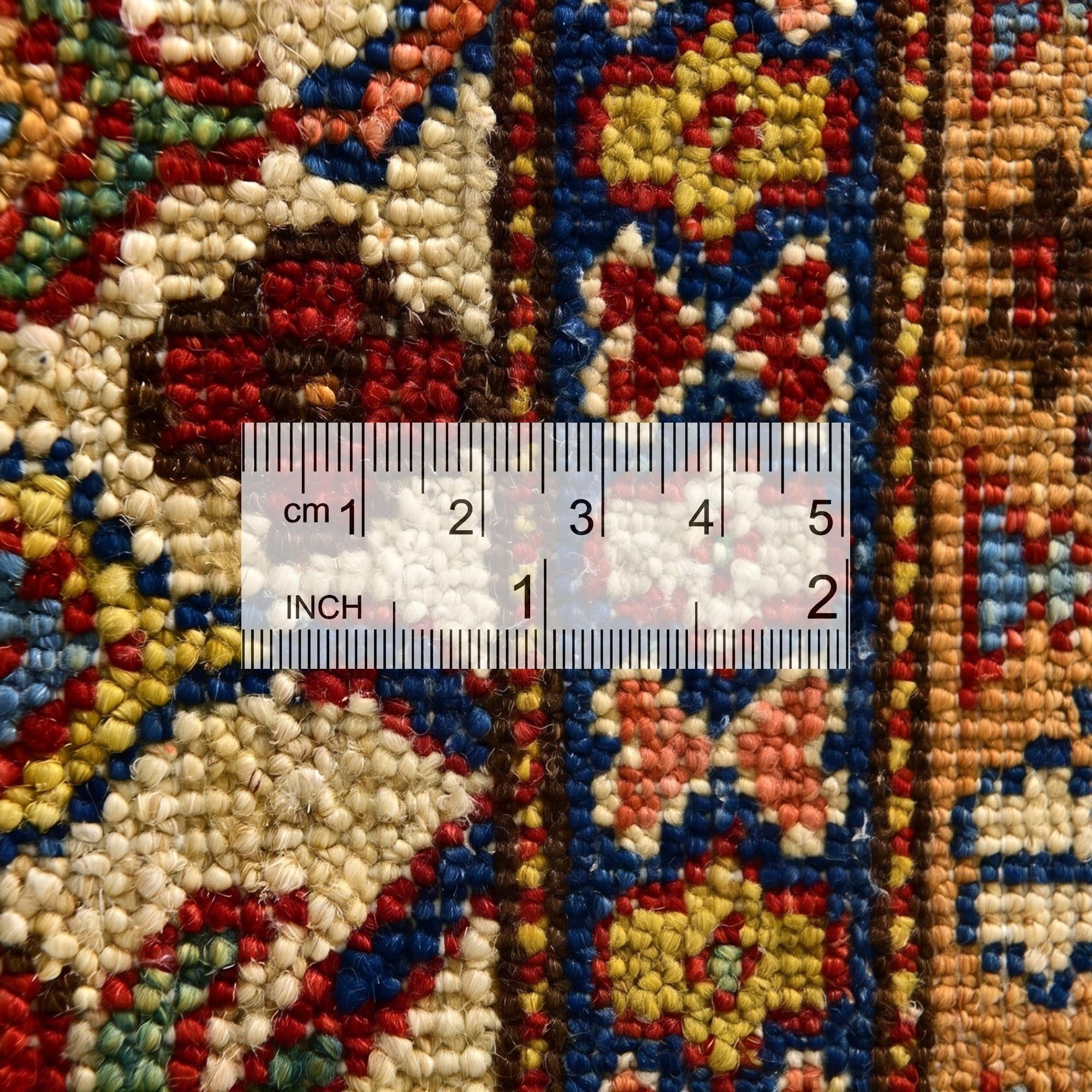 4' 11 x 6' 5 Hand Knotted Kazak Rug