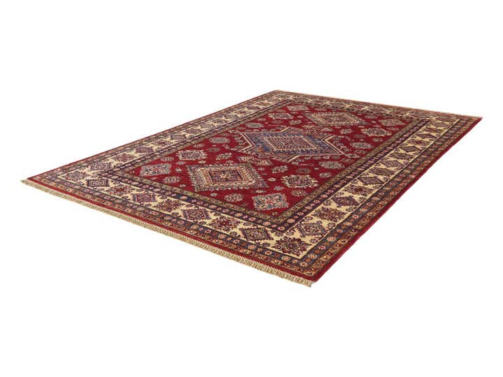 5' 7 x 7' 8 Hand Knotted Kazak Rug