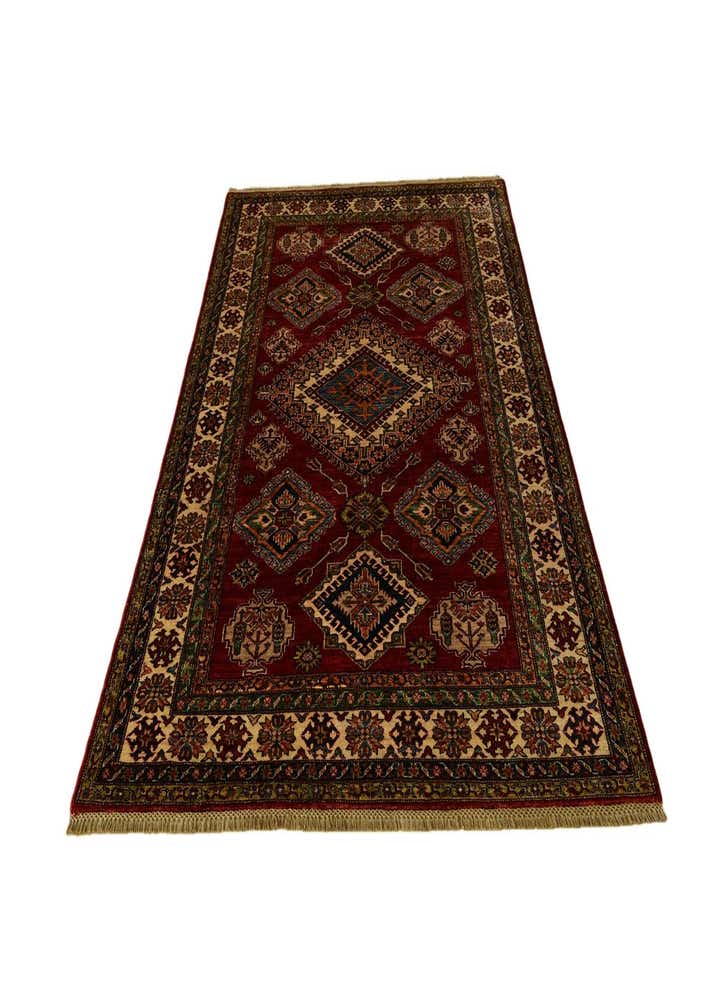 5' 6 x 8' 3 Hand Knotted Kazak Rug
