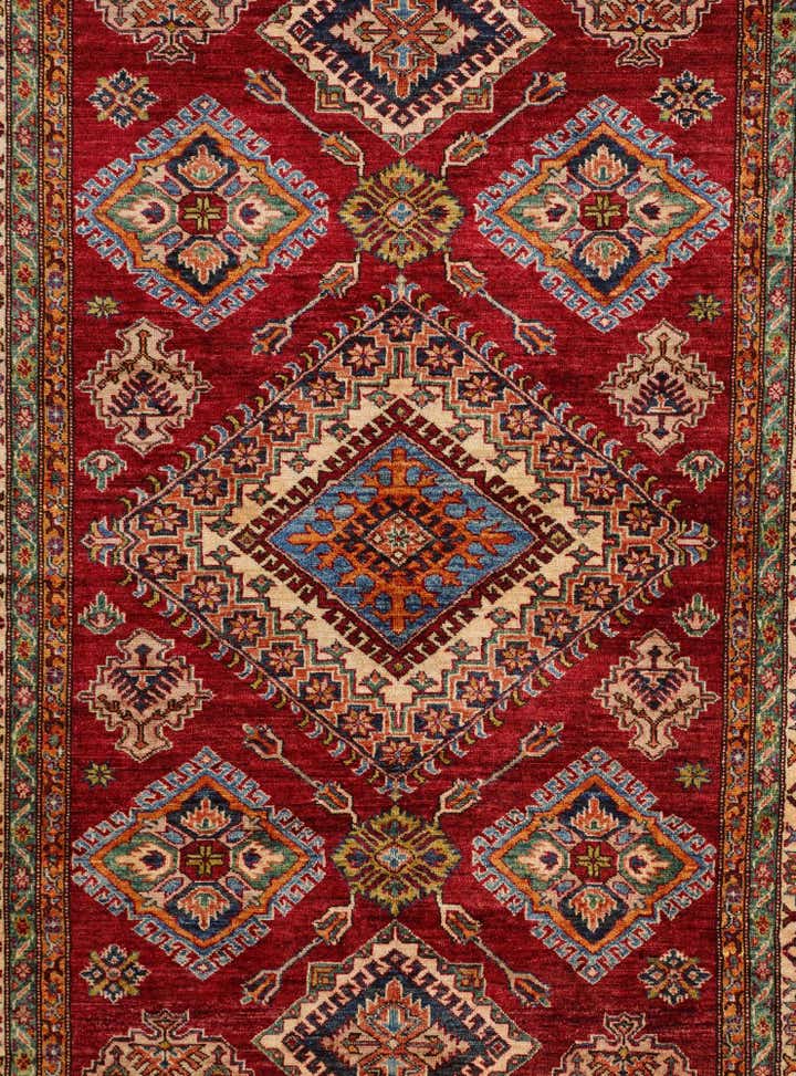 5' 6 x 8' 3 Hand Knotted Kazak Rug