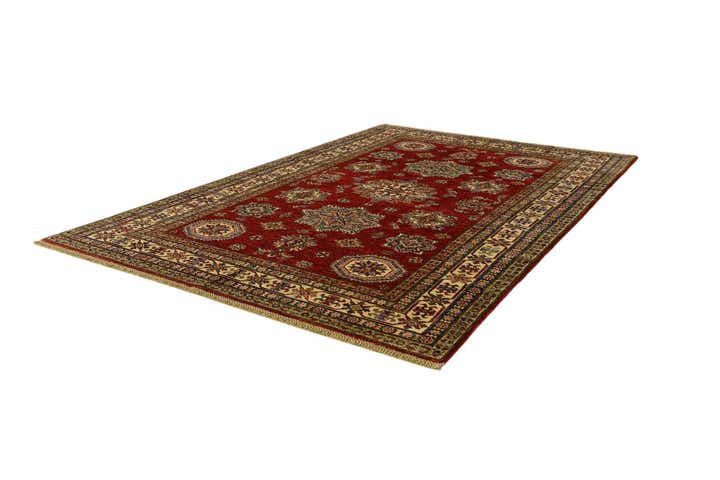 5' 7 x 8' 5 Hand Knotted Kazak Rug