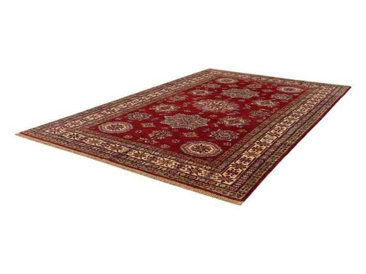 Detail image of 5' 7 x 8' 5 Hand Knotted Kazak Rug