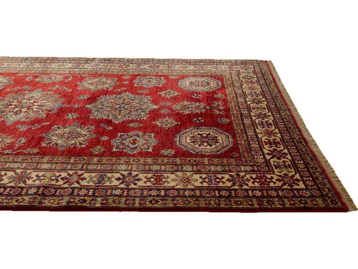 5' 7 x 8' 5 Hand Knotted Kazak Rug
