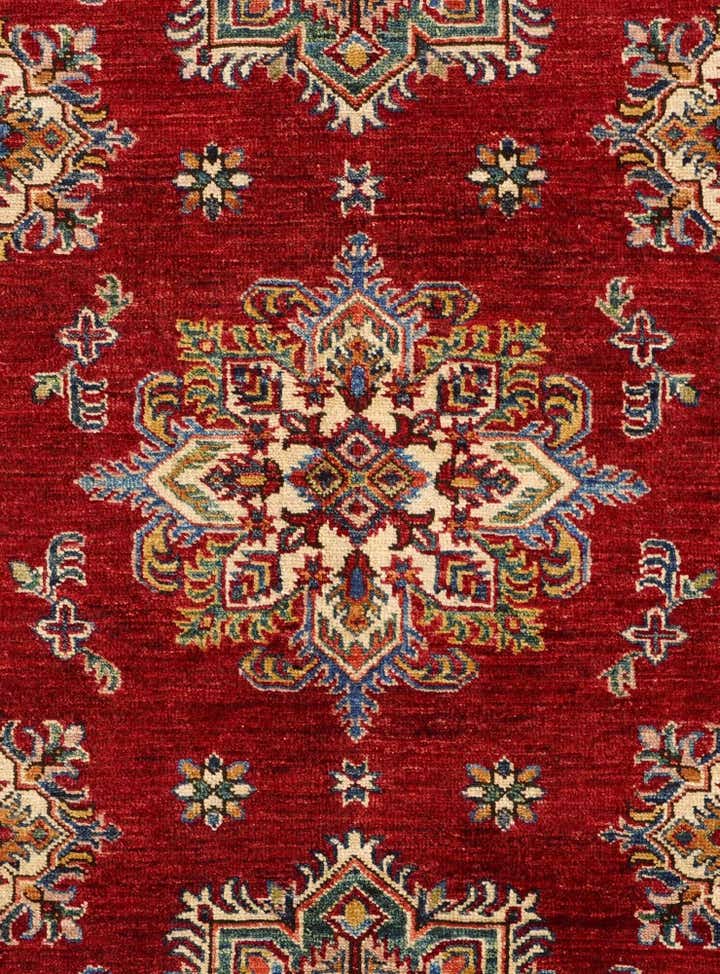 5' 7 x 8' 5 Hand Knotted Kazak Rug