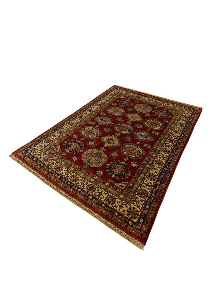 5' 11 x 7' 10 Hand Knotted Kazak Rug