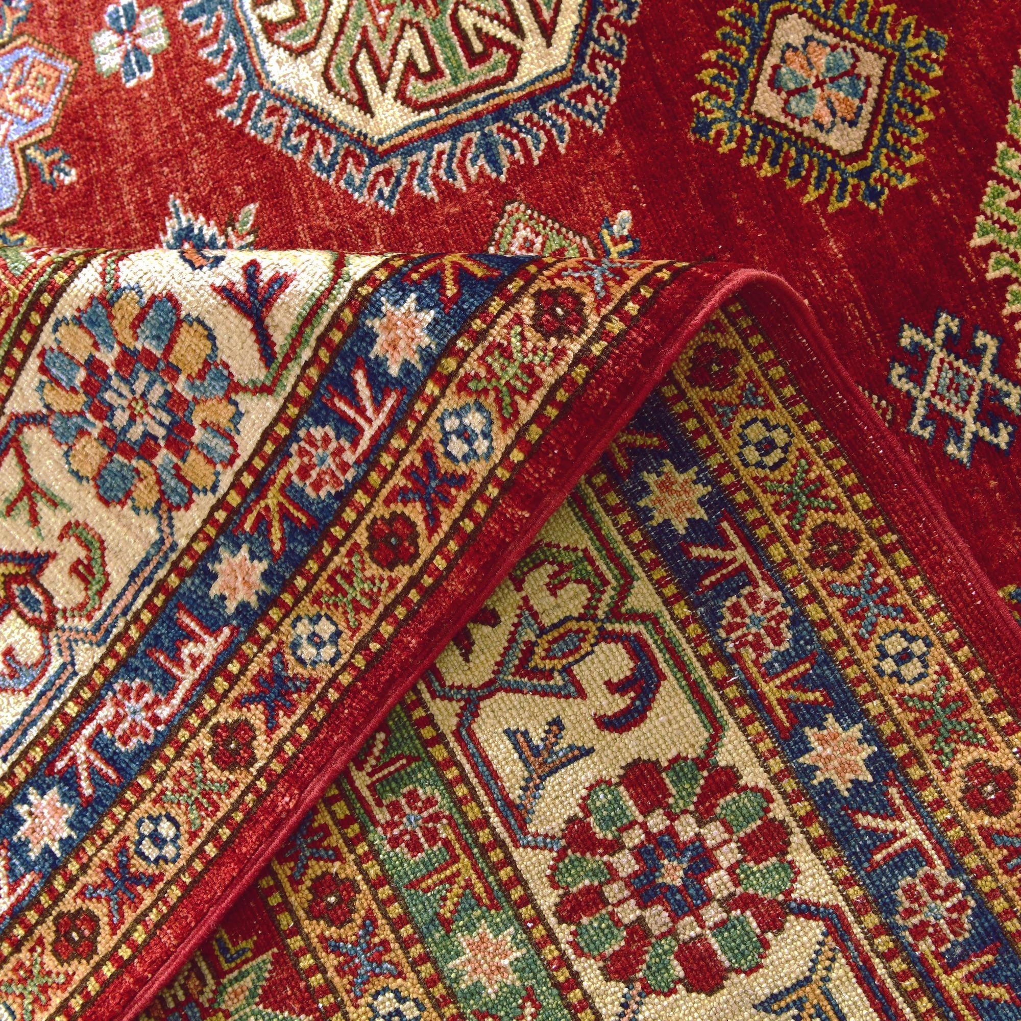 5' 11 x 7' 10 Hand Knotted Kazak Rug