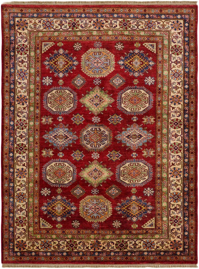 Detail image of 180cm x 240cm Hand Knotted Kazak Rug