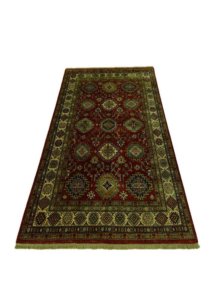 5' 10 x 8' Hand Knotted Kazak Rug