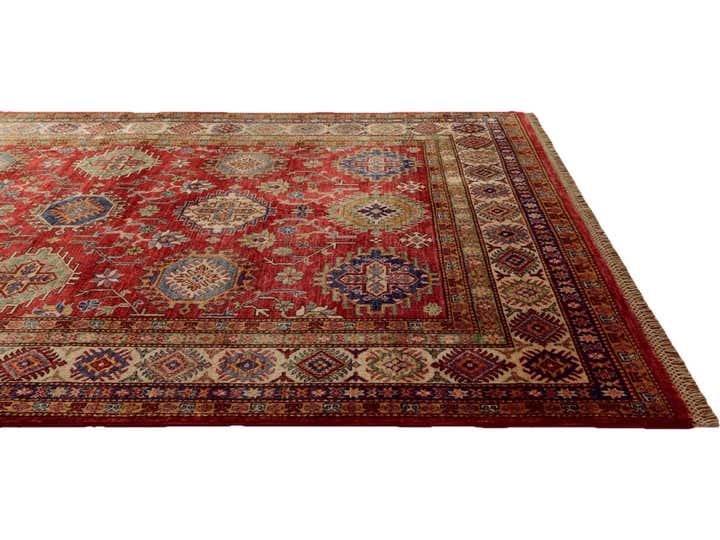 5' 10 x 8' Hand Knotted Kazak Rug