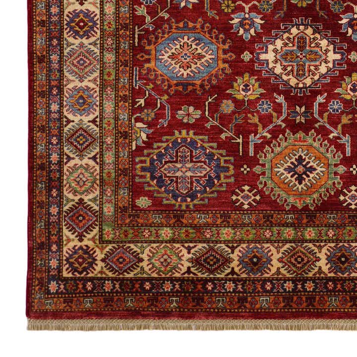 5' 10 x 8' Hand Knotted Kazak Rug