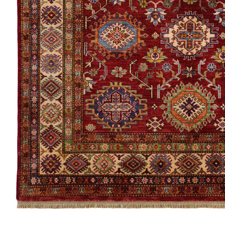 Detail image of 5' 10 x 8' Hand Knotted Kazak Rug