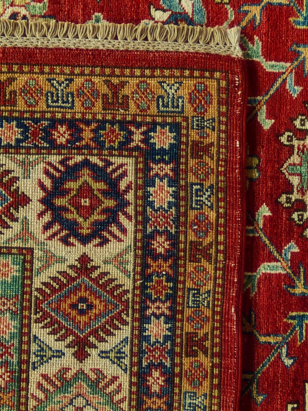 Detail image 12 of 12: 5' 10 x 8' Hand Knotted Kazak Rug